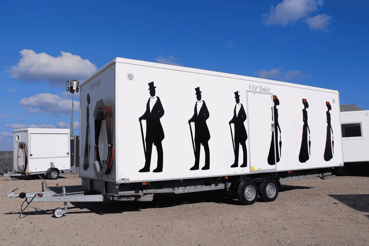 VIP-toalettvagn med 6 toaletter (M/K)