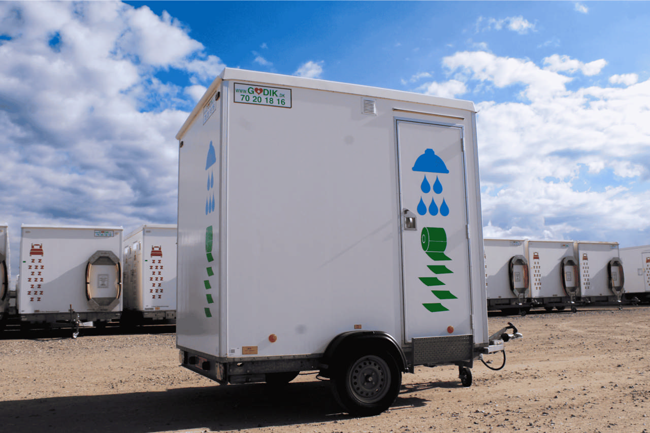 Dusch- & Toalettvagn (Badrum på hjul)